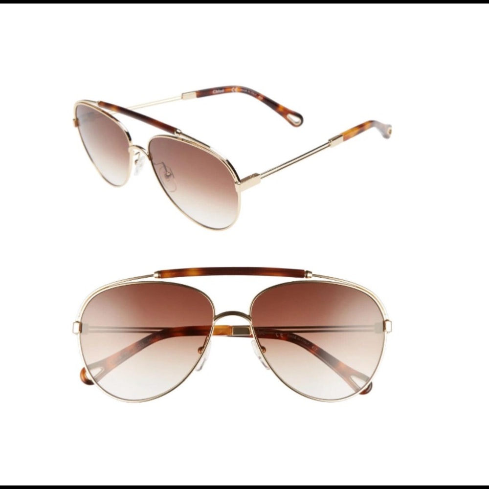 Chloé Women`s Chloe Jackie 59mm Brow Bar Sunglasses